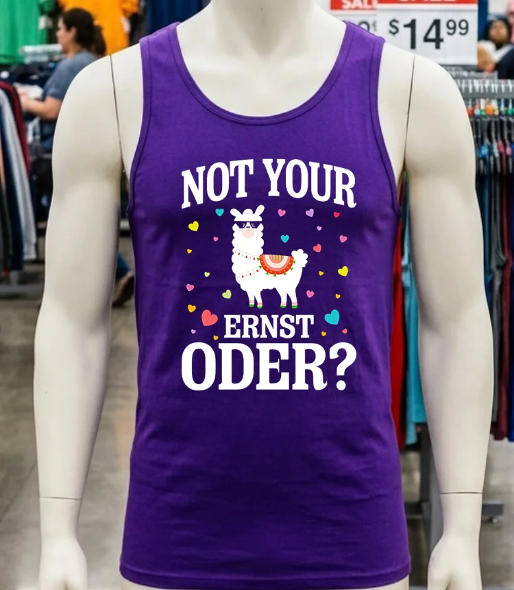 Not Your Ernst Oder Shirt Purple Shirt 1