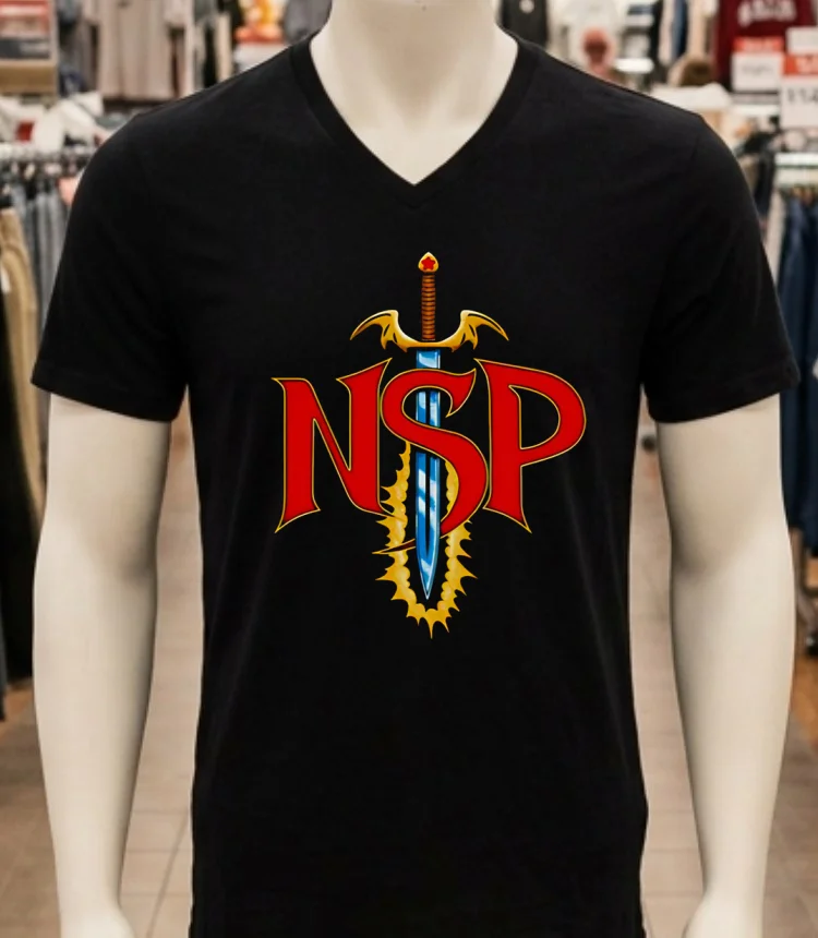 Nsp Sword Logo Shirt - balck-shirt Nsp Sword Logo Shirt Balck Shirt 1