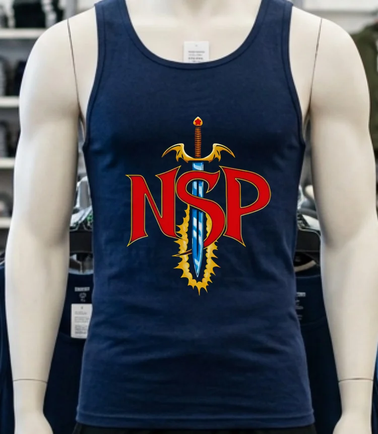 Nsp Sword Logo Shirt - navy-shirt Nsp Sword Logo Shirt Navy Shirt