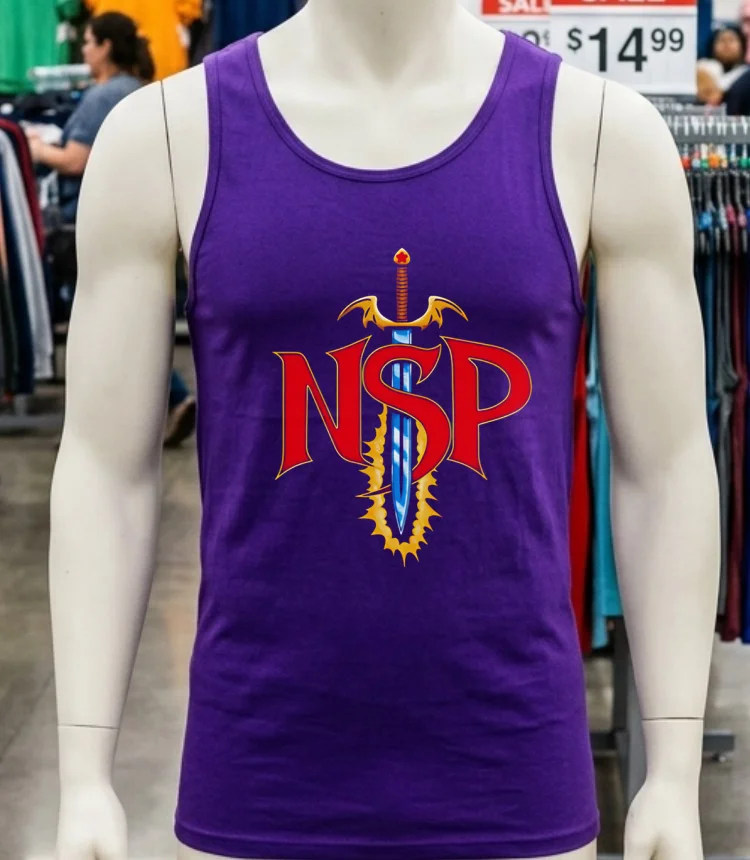 Nsp Sword Logo Shirt - purple-shirt Nsp Sword Logo Shirt Purple Shirt