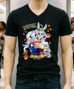 Oguri Cap I M Going To Win This For The Folks Back Home But First Food Shirt