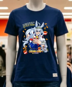 Oguri Cap I M Going To Win This For The Folks Back Home But First Food Shirt