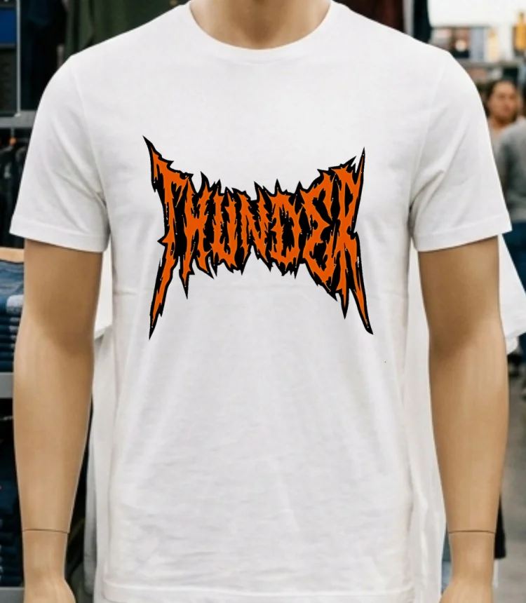 Okc Thunder Halloween Design Shirt - white-t-shirt Okc Thunder Halloween Design Shirt White T Shirt