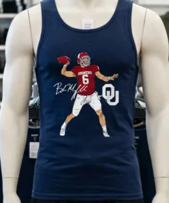 Oklahoma Football Baker Mayfield Superstar Pose Signature Style Shirt