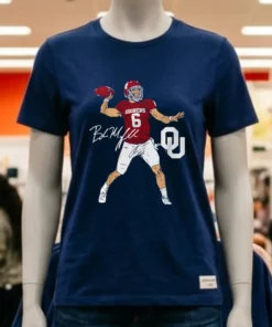 Oklahoma Football Baker Mayfield Superstar Pose Signature Style Shirt
