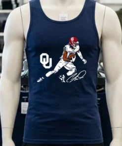 Oklahoma Football Ceedee Lamb Superstar Pose Signature Style Shirt