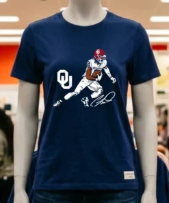 Oklahoma Football Ceedee Lamb Superstar Pose Signature Style Shirt