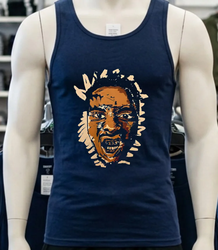 Ol Dirty Bastard Big Head Shirt Navy Shirt 1