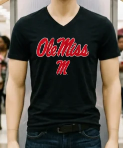 Ole Miss Rebels Wordmark Letter Shirt