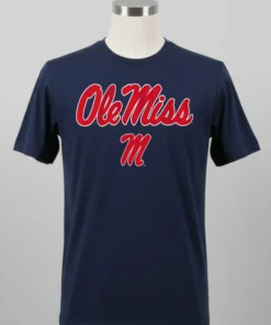 Ole Miss Rebels Wordmark Letter Shirt