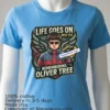 Oliver Tree Life Goes On And Miss You Singer Dies In Helicopter Crash At 32 T Shirt Blue Shirt