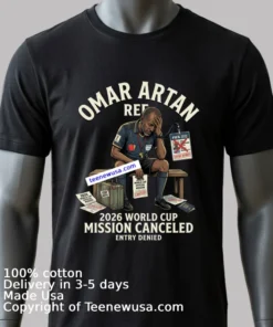 Omar Abdulkadir Artan Has Been Disqualified From Officiating A Match At The 2026 World Cup T Shirt