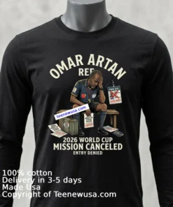 Omar Abdulkadir Artan Has Been Disqualified From Officiating A Match At The 2026 World Cup T Shirt