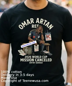 Omar Abdulkadir Artan Has Been Disqualified From Officiating A Match At The 2026 World Cup T Shirt