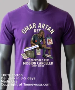 Omar Abdulkadir Artan Has Been Disqualified From Officiating A Match At The 2026 World Cup T Shirt