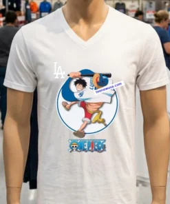 One Piece Anime Series By The Dodgers T Shirt