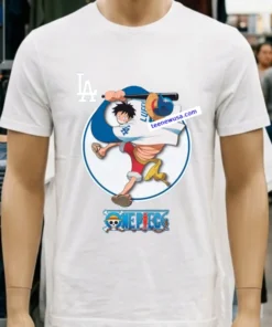 One Piece Anime Series By The Dodgers T Shirt