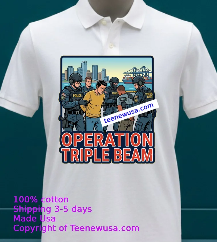 Operation Triple Beam T Shirt - white-t-shirt 23 Operation Triple Beam T Shirt White T Shirt 23