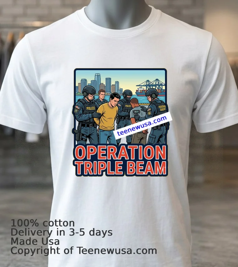 Operation Triple Beam T Shirt White T Shirt 3