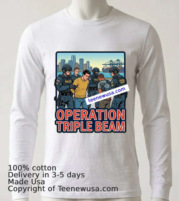 Operation Triple Beam T Shirt - white-t-shirt 6 Operation Triple Beam T Shirt White T Shirt 6