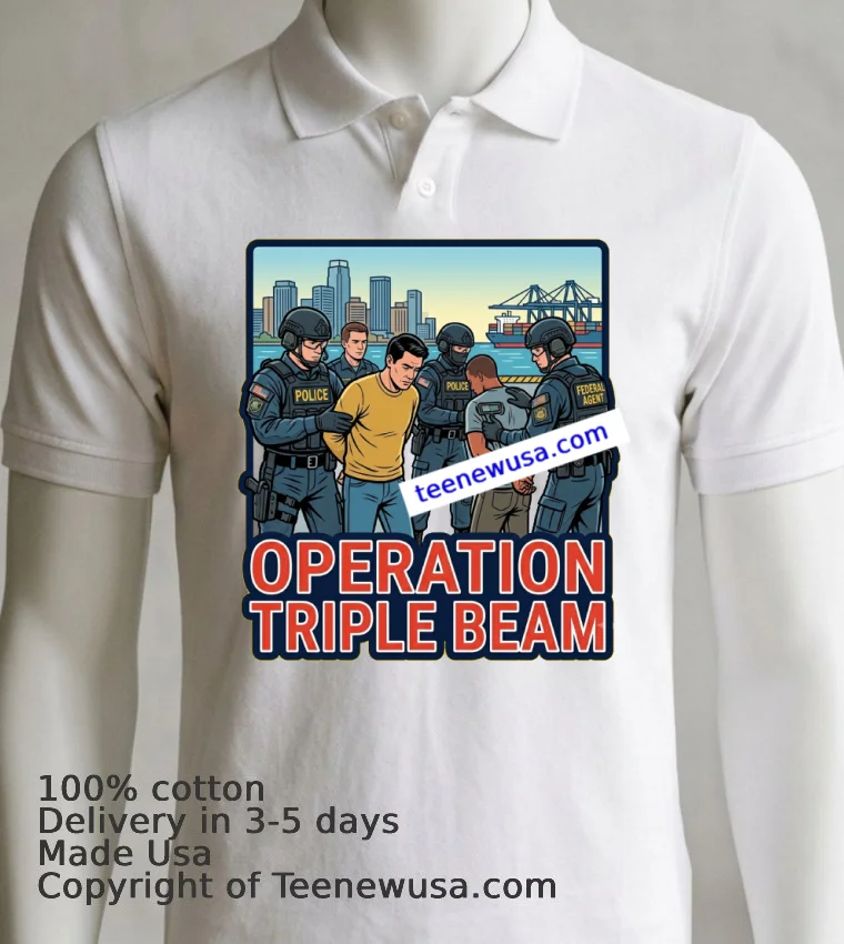 Operation Triple Beam T Shirt - white-t-shirt 7 Operation Triple Beam T Shirt White T Shirt 7