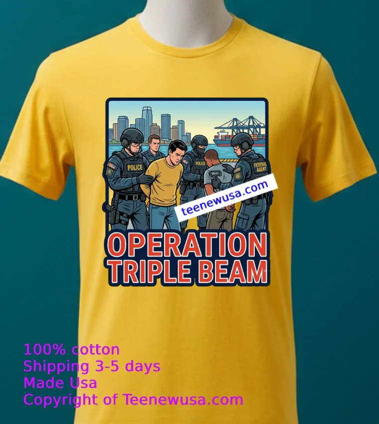 Operation Triple Beam T Shirt - yellow-t-shirt 2 Operation Triple Beam T Shirt Yellow T Shirt 2