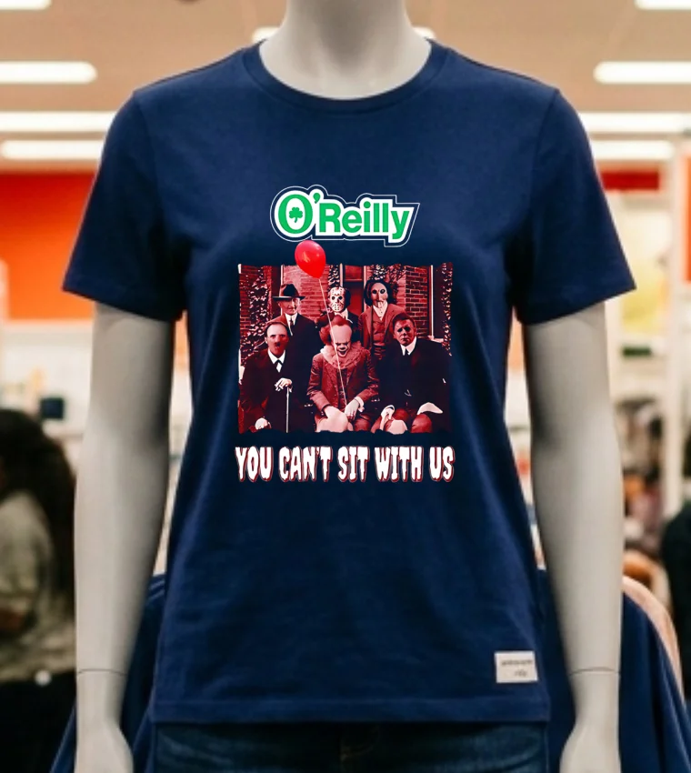 O Reilly You Can T Sit With Us Shirt - navy-shirt Oreilly You Cant Sit With Us Shirt Navy Shirt