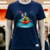 Paddle Or Perish Skeleton Shirt Navy Shirt