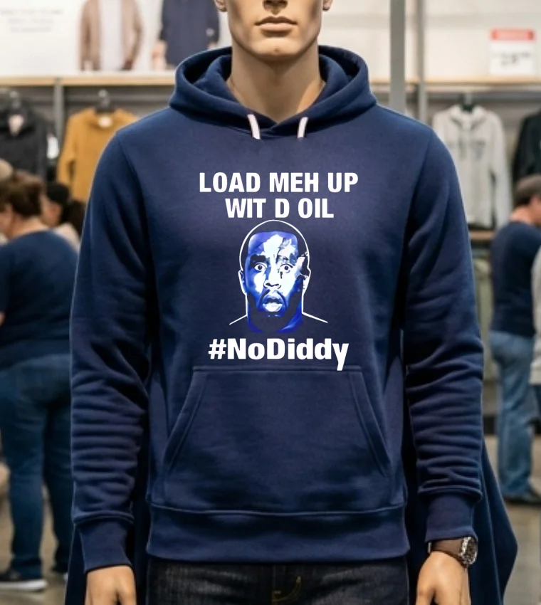 Paddy Intl Load Me Up Wit D Oil No Diddy Shirt Navy Shirt