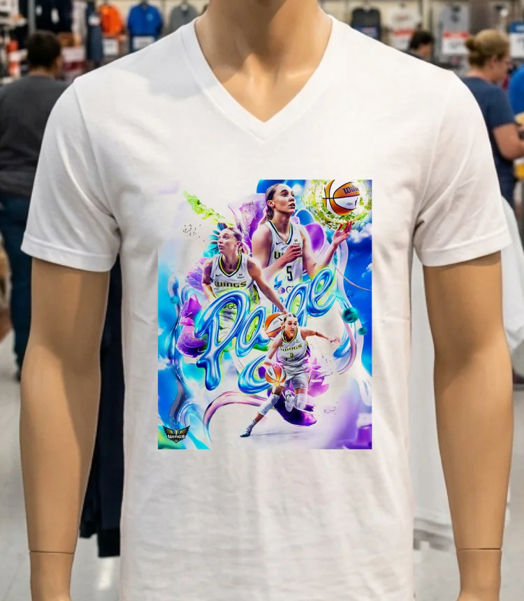 Paige Bueckers Dallas Wings Generational Wnba Poster Shirt - white-t-shirt Paige Bueckers Dallas Wings Generational Wnba Poster Shirt White T Shirt 2