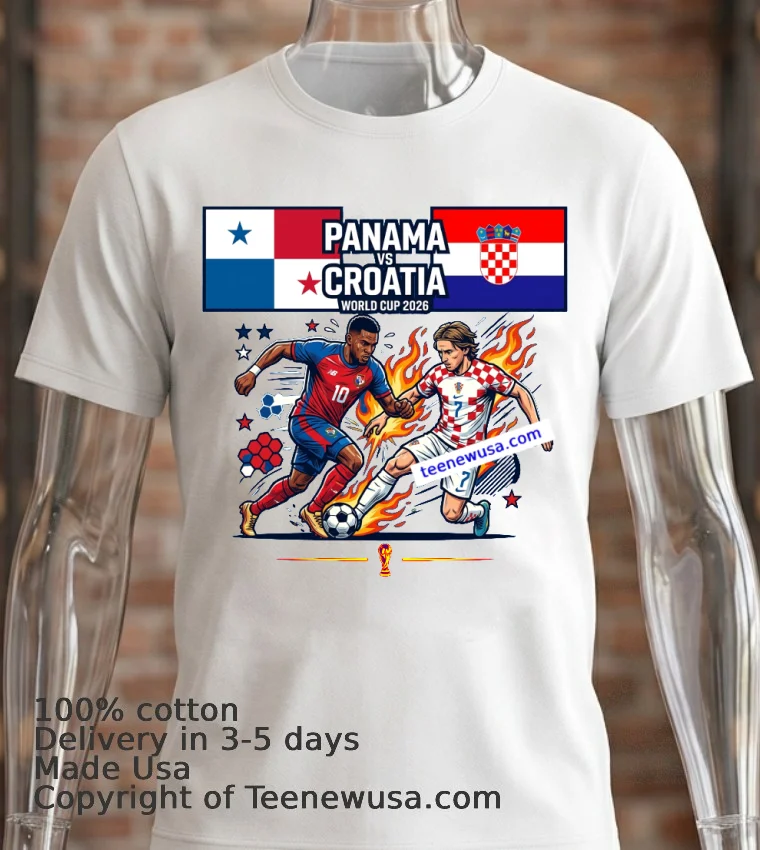 Panama Vs Croatia World Cup 2026 T Shirt White T Shirt 2