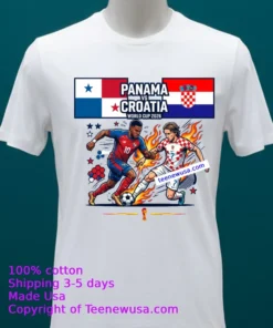 Panama Vs Croatia World Cup 2026 T Shirt