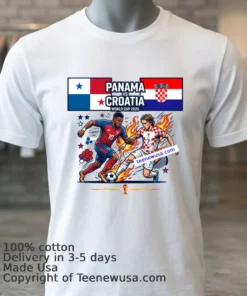 Panama Vs Croatia World Cup 2026 T Shirt