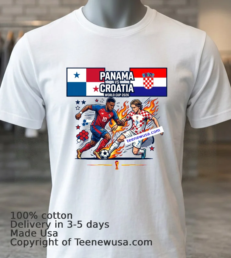 Panama Vs Croatia World Cup 2026 T Shirt White T Shirt 3