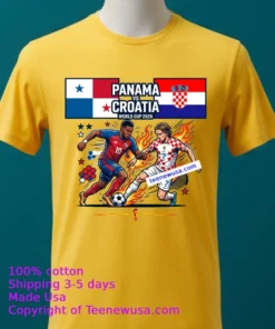 Panama Vs Croatia World Cup 2026 T Shirt