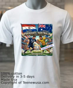 Paraguay Vs Australia World Cup 2026 T Shirt