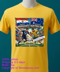 Paraguay Vs Australia World Cup 2026 T Shirt