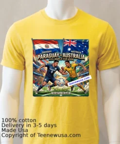 Paraguay Vs Australia World Cup 2026 T Shirt