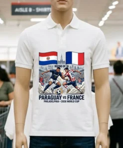 Paraguay Vs France In The Round Of 16 Of The 2026 World Cup In Philadelphia T Shirt