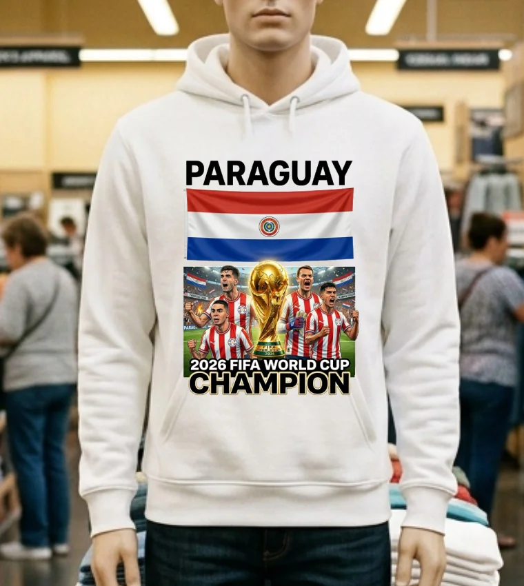 Paraguay World Cup 2026 T Shirt - white-t-shirt Paraguay World Cup 2026 T Shirt White T Shirt 2