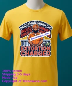 Pardaman Singh 30 Years Old Was Arrested By Police Yellow T Shirt 2