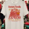 Pate State Ramen Noodle Express Material Shirt White T Shirt