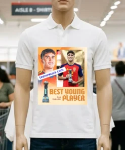 Pau Cubarsi Wins The Young Player Of The Tournament World Cup 2026 T Shirt