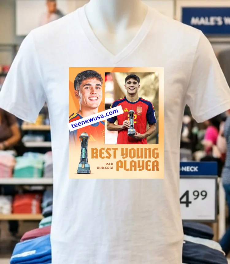 Pau Cubarsi Wins The Young Player Of The Tournament World Cup 2026 T Shirt White T Shirt 2