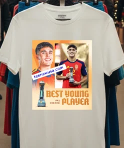 Pau Cubarsi Wins The Young Player Of The Tournament World Cup 2026 T Shirt
