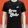 Penn State Nittany Letter Style Shirt Balck Shirt