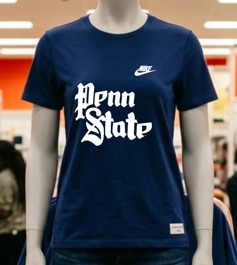 Penn State Nittany Letter Style Shirt Navy Shirt 2