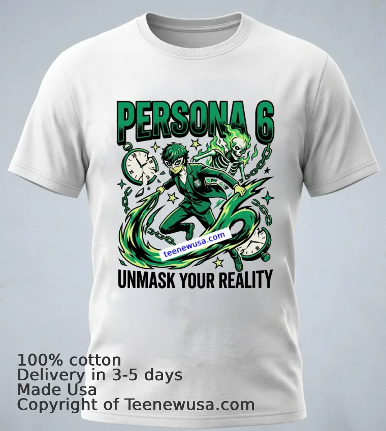 Persona 6 T Shirt White T Shirt 1