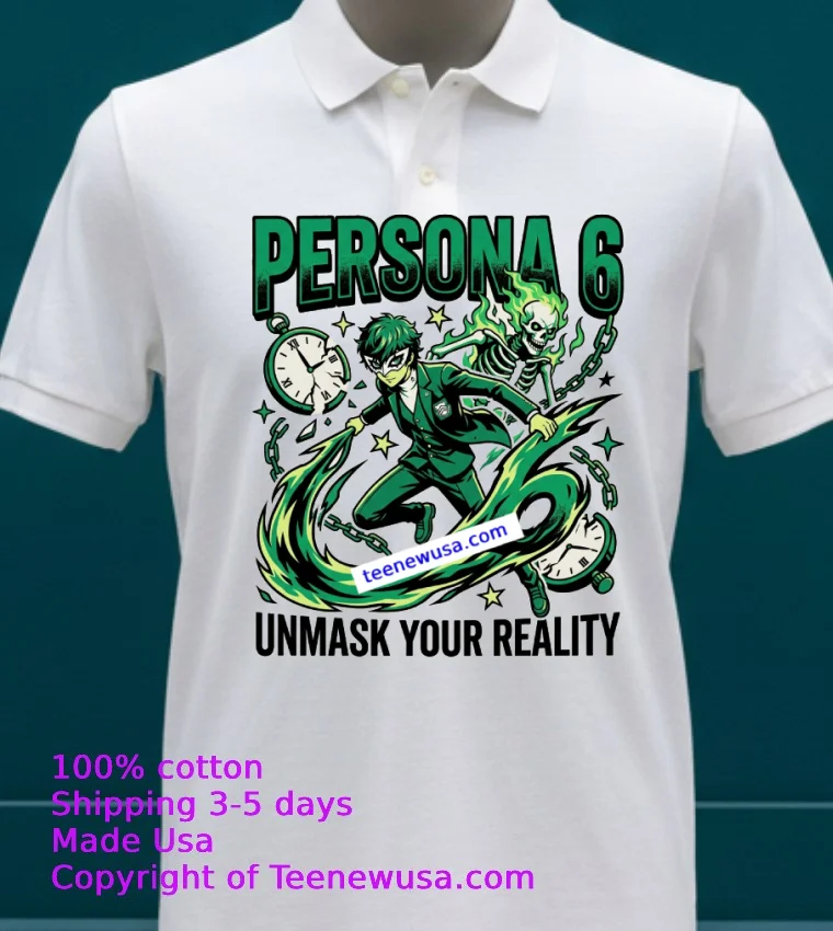 Persona 6 T Shirt White T Shirt 23