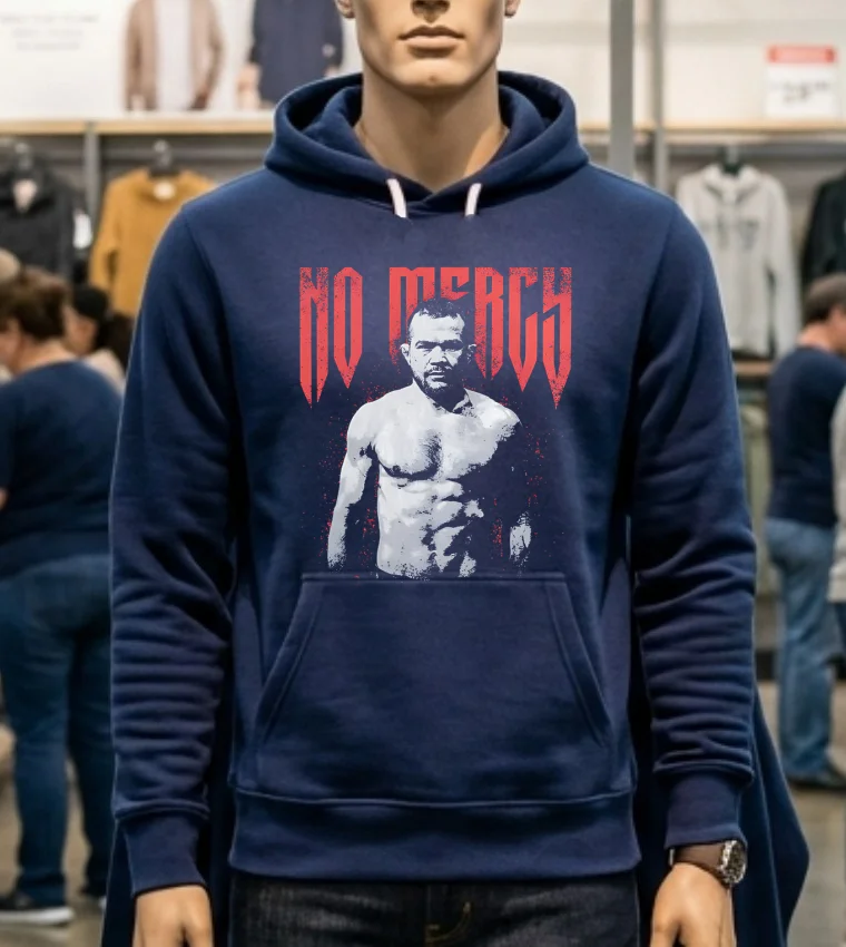Petr Yan No Mecry Ufc Fight Night Graphic Design Retro Shirt Navy Shirt